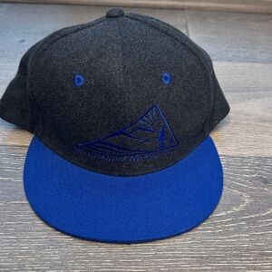 Santa Cruz Mountains Blue and Black Baseball Cap 0298